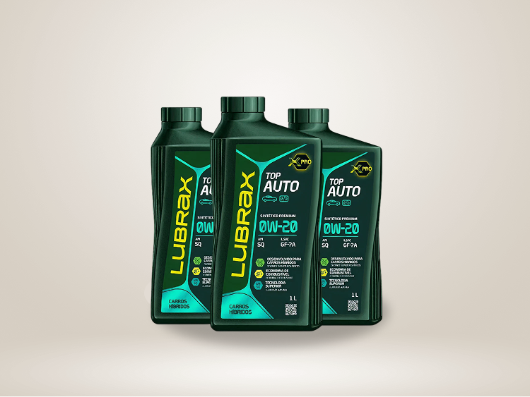 20% de desconto na troca de óleo + filtro no Lubrax+